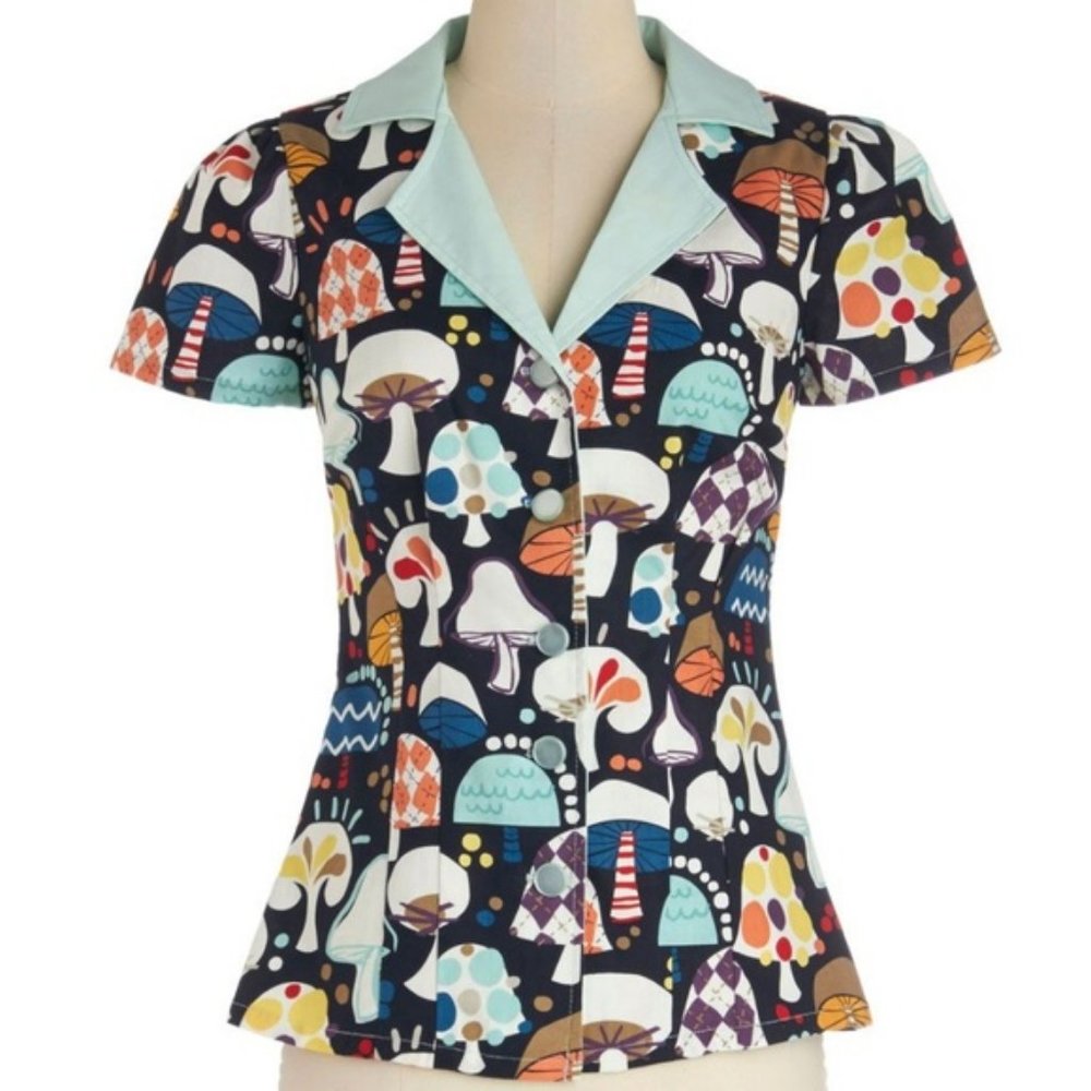 Bea and Dot Modcloth Mushroom Shirt